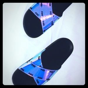 Victoria's Secret pink flip-flops